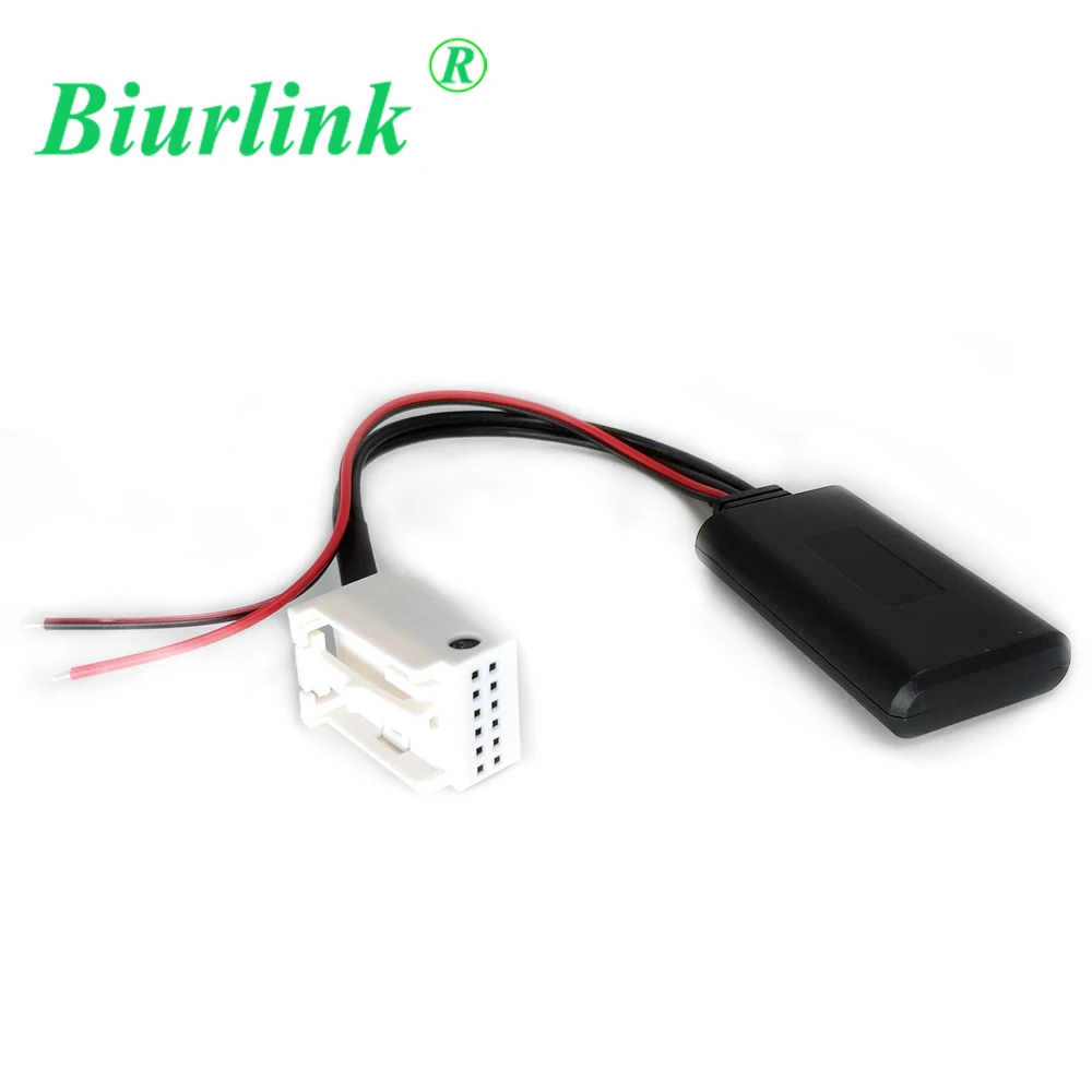 Biurlink 12Pin беспроводной аудио вход Bluetooth модуль Aux кабель адаптер для Audi A3 TT A4 S4 A6 A8 A8L 2007- шестидисковый CD