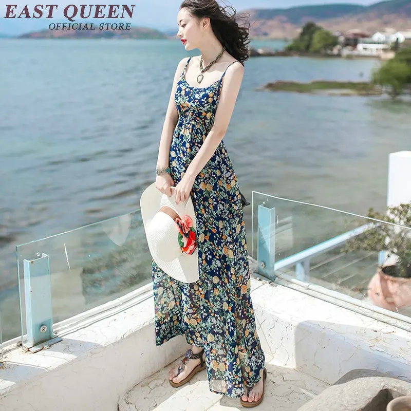 

Sundress female summer long women Boho chic mexican sexy dress hippie bohemian elegant ladies dress KK1172