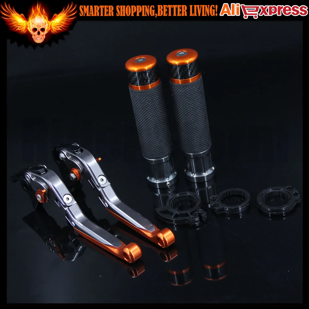 

CNC Motorcycle Brake Clutch Levers and Handlebar Hand Grips for KTM Super Adventure 1290 ADVENTURE 1050 990 SuperDuke SMR/SMT
