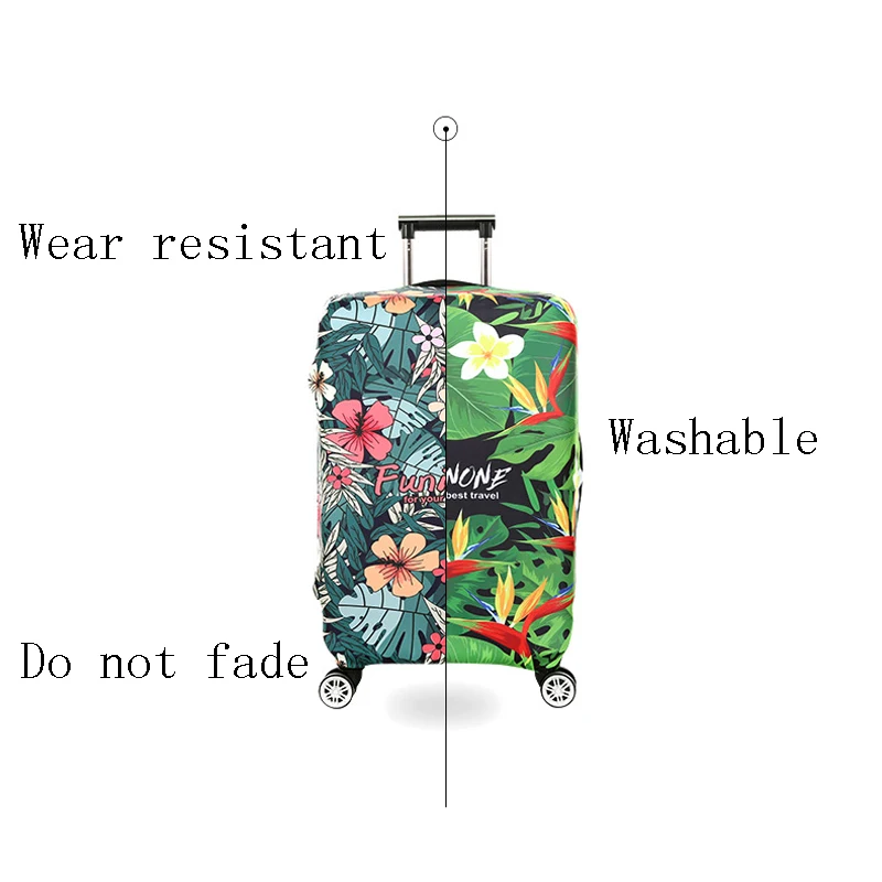 Чемодан на колесиках для путешествий, эластичные защитные чехлы, чехол для багажа S/M/L/XL, 18-32 дюйма, чехол для костюма, Пыленепроницаемый Чехол, аксессуары H39