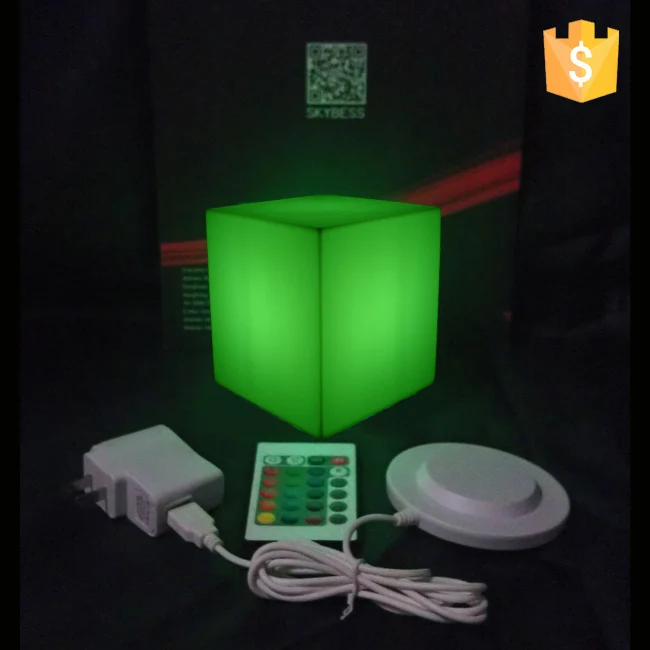 Christmas Deco IP65 D10cm led party decors led samll cube free shipping 10pcs/Lot