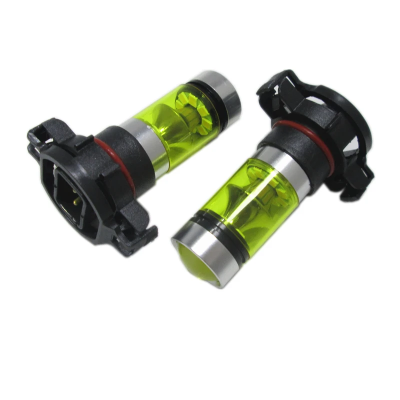 

100W H16 golden yellow 3000k fog light lamp with projector lens function h3 h4 h7 h11 hb3 hb4 fog lamp modify