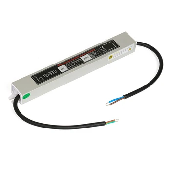 

[Seven Neon]High quality IP67 waterproof DC12V 20W/DC24V 20W metal switch power adaptor led lighting power transformer