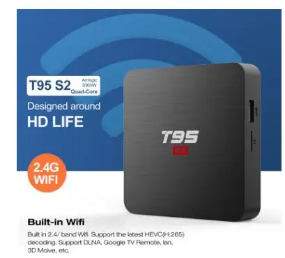 T95 S2 TV BOX vs HK1 Android 7 1 Box 2 Гб 16 Amlogic S905W четырехъядерный 4 ГГц WiFi | Электроника