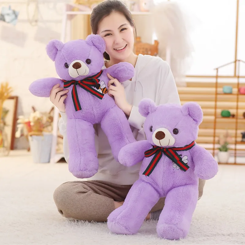 

Babiqu 1pc 60cm Lovely Bee Bear Plush Toys Soft Stuffed Plush Animal Doll Valentine's Gift for Girls Kids Children Appease Doll