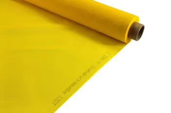

250 Mesh (100T) Screen Printing Fabric Mesh Silk Screen Press Printing Yellow Color