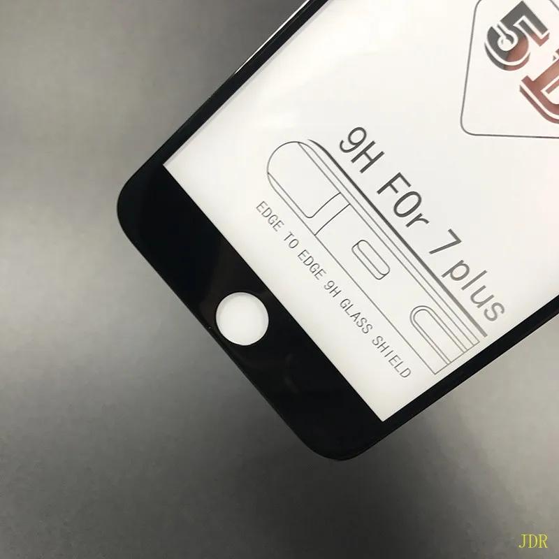 5D Премиум Закаленное стекло для iPhone 6 6S 7 8 Plus i6 i7 i8 X i10 полный корпус изогнутый