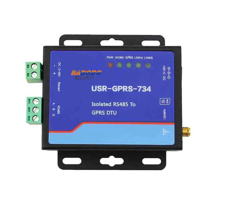 

USR-GPRS232-734 GSM Modem RS485 Port GPRS DTU Support SMS Network AT Commands HTTPD Client