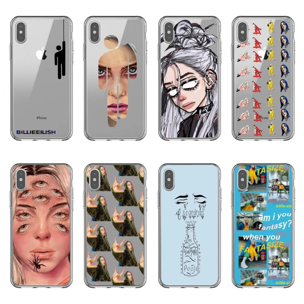 Billie eilish rainbow blohsh Ocean Eyes мягкие силиконовые чехлы из ТПУ для iPhone 11 Pro Max 2019 5S SE 6 7 8Plus XR