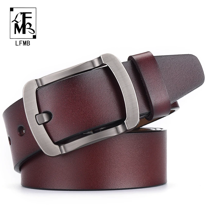 

[LFMB]belt male leather belt for men cummerbunds male genuine leather strap brand designer belts men high quality ceinture homme