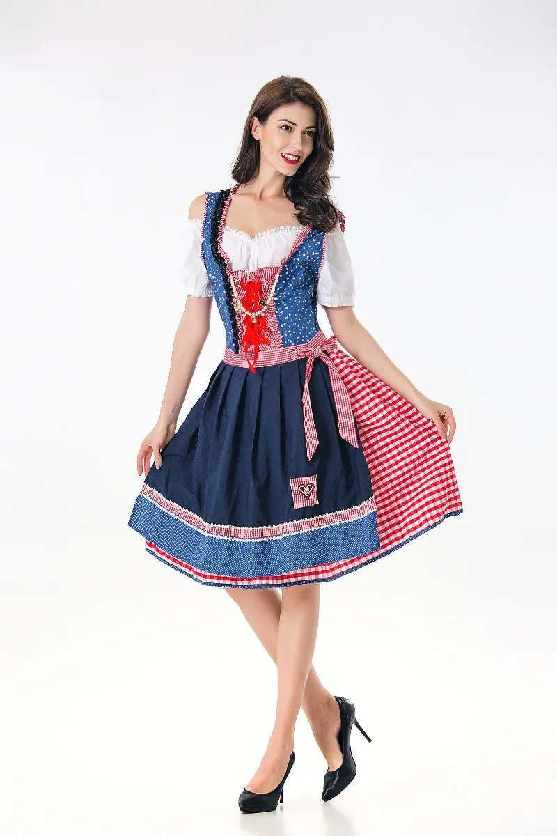 2018 модный костюм Октоберфест немецкий баварский нарядный Dirndl Lederhosen горничной