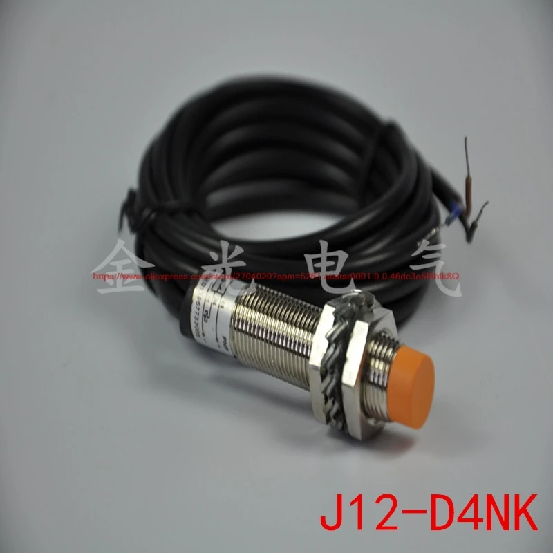 

Waterproof type M12 inductive proximity switch sensor J12-D4NK non embedded NPN three wire normally open oil