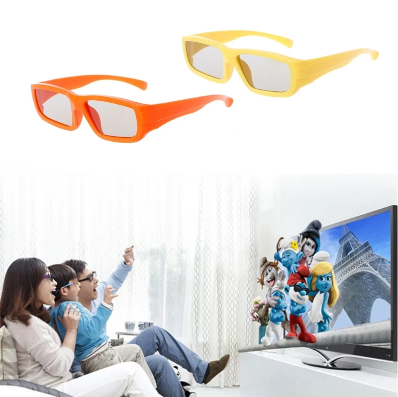 OOTDTY детский размер круговой поляризованный пассивный 3D очки для реального D 3D ТВ кино