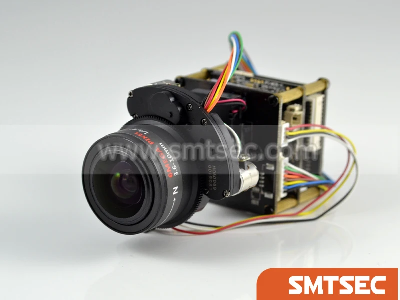 Starlight 2MP 1080P Network IP Board Camera Module Motorized Zoom Lens Sony starvis IMX185 TF/MicroSD Slot (SIP-E185DMTLC)