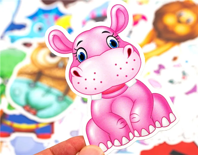 Animal Anime Stickers Funny JDM Kids Toy Sticker For DIY Luggage Laptop Skateboard Motorcycle Bike Bedroom Sticke (21)