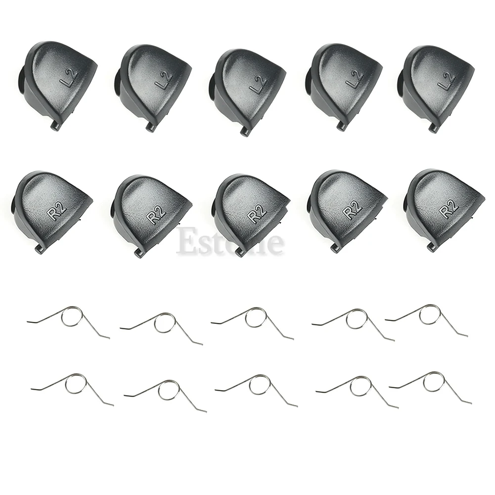 

5Pairs L2 R2 Trigger Replacement Parts Buttons For PlayStation 4 PS4 Controller #K400Y# DropShip