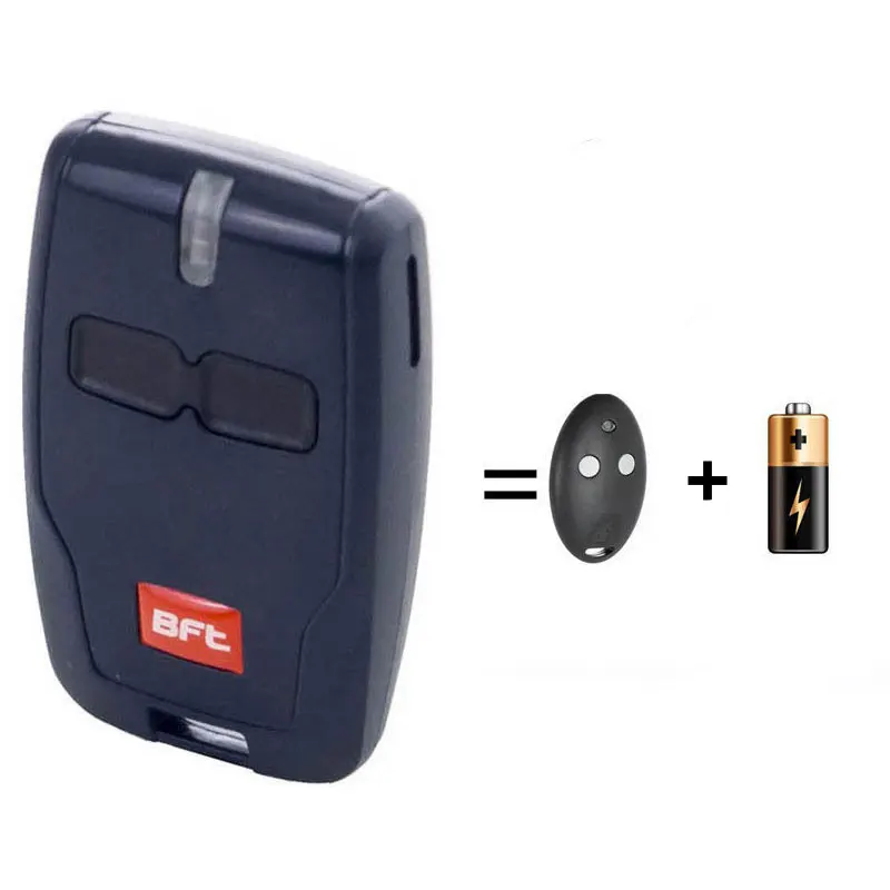 

2pcs Garage door Hand Transmiiter Rolling Code 433.92MHz for BFT Mitto 2 RCB02