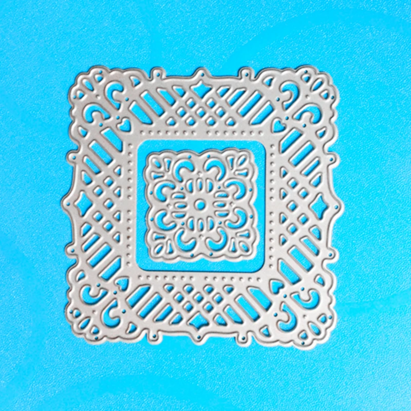 

YLCD806 Flower Frame Metal Cutting Dies For Scrapbooking Stencils DIY Album Paper Cards Decoration Embossing Folder Die Cutter