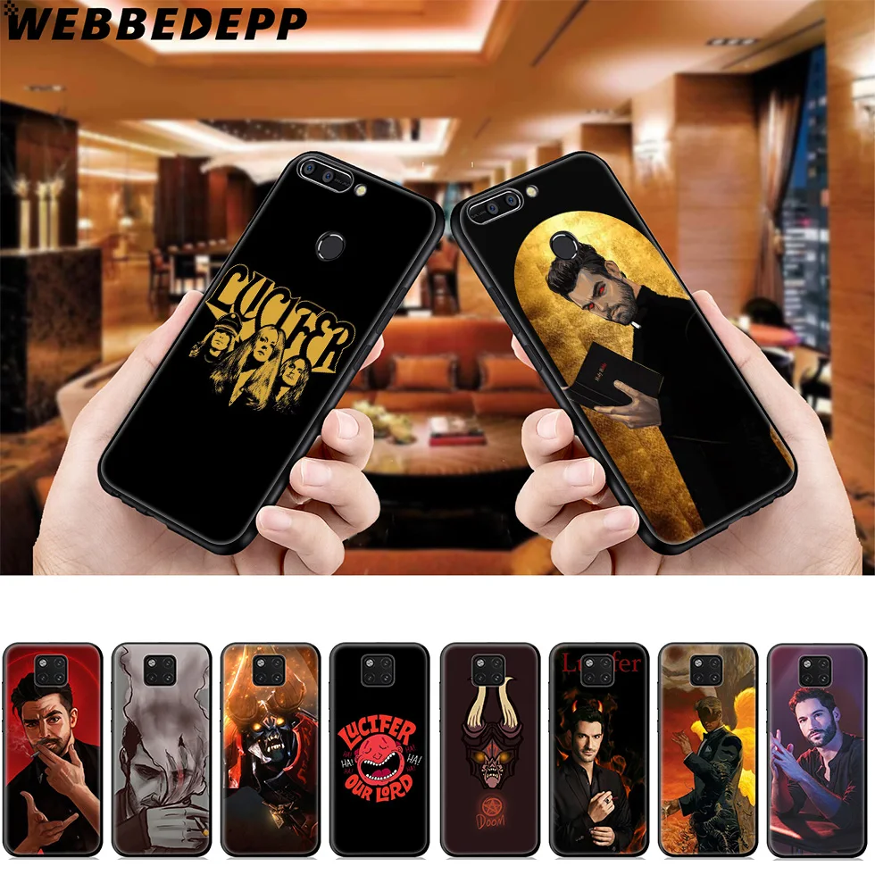 WEBBEDEPP Американский ТВ Люцифер мягкий чехол для Huawei Mate Honor 20 6A 7A 7C 7X 8 9 9X 10 View Lite Pro 30 |