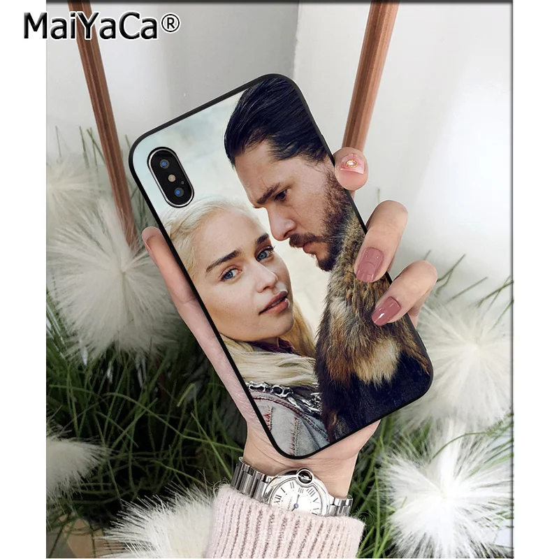 MaiYaCa لعبة من عروش جون سنو Daenerys عالية الجودة جراب هاتف ل أبل فون 8 7 6 6 S زائد X XS ماكس 5 5 S SE XR غطاء