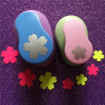 

Free Shipping 2pcs Sakura (1pc 5/8" and 1pc 1") hole punch set child gift Punch Craft Scrapbooking Paper Puncher Shaped Punches