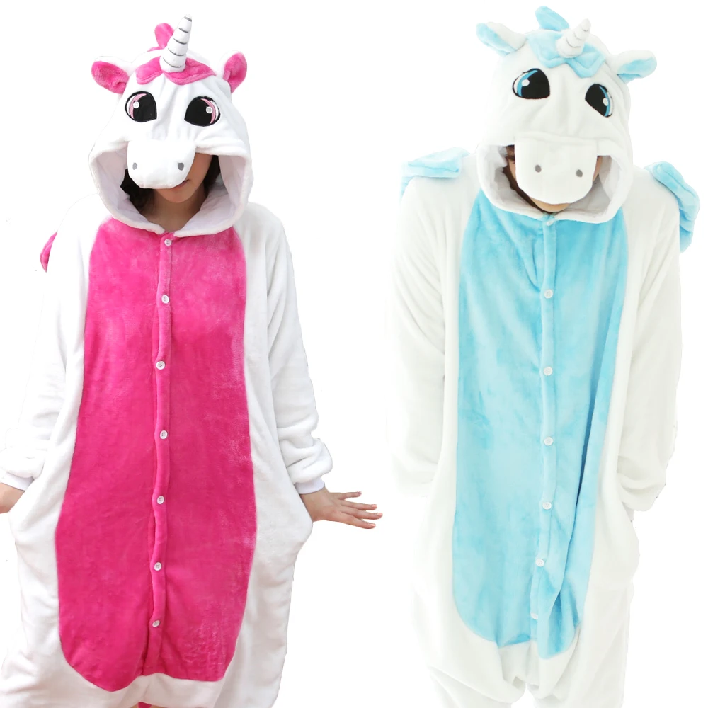 

Kigurumi Unicorn Women Pajamas Sets Flannel Animal Pajamas Suits Women Winter Kigurumi Unicorn Onesies Pyjamas Cosplay Costume