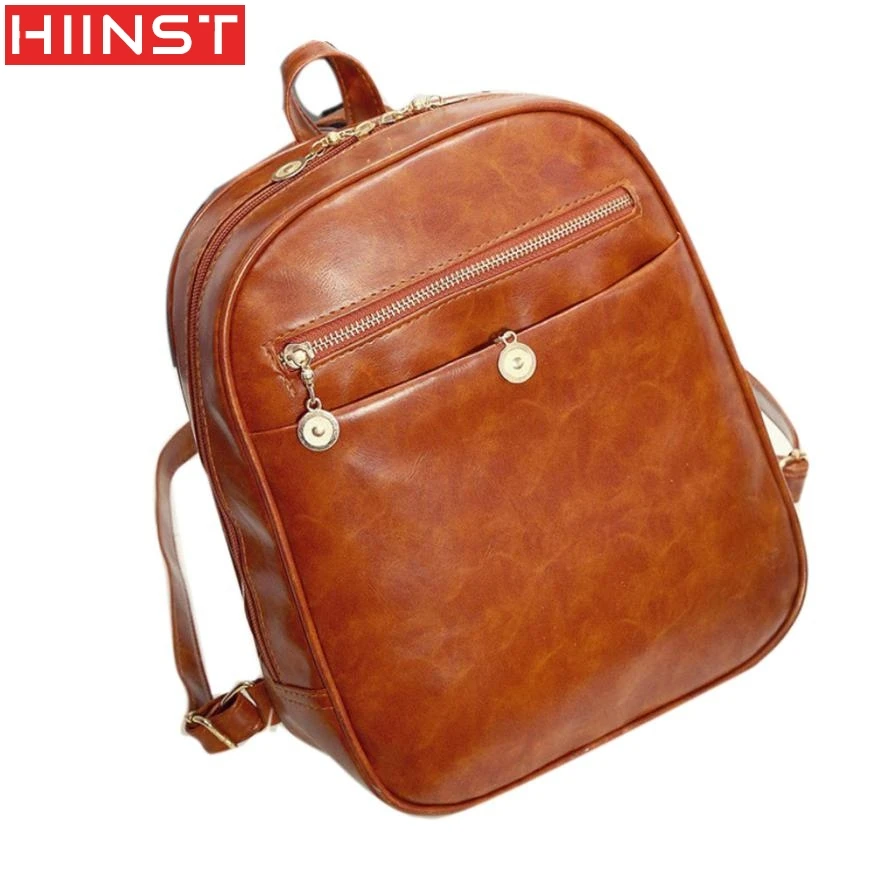 

2018 New Hot Fashion Women's Leather Travel Satchel Fashion Shoulder Bag Backpack School Rucksack BW Backpack Soft A#18