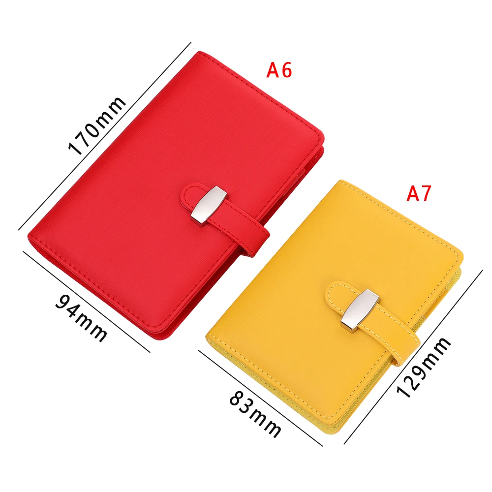 A6/A7 Бизнес Тетрадь мягкий кожаный вкладышной органайзер для планирования мероприятий для дневника/Ежедневный план канцелярские принадлежности