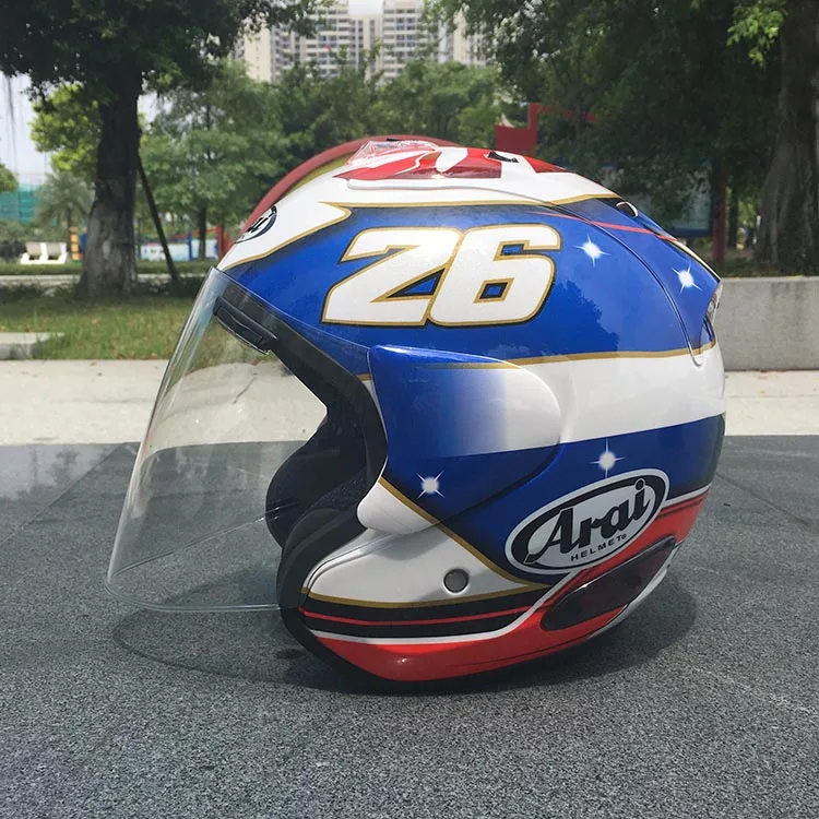 ARAI двойной Применение Череп мотоциклетный Шлем Capacete каско Новинка Ретро шлем мотоцикл половина шлем - Цвет: Such as images