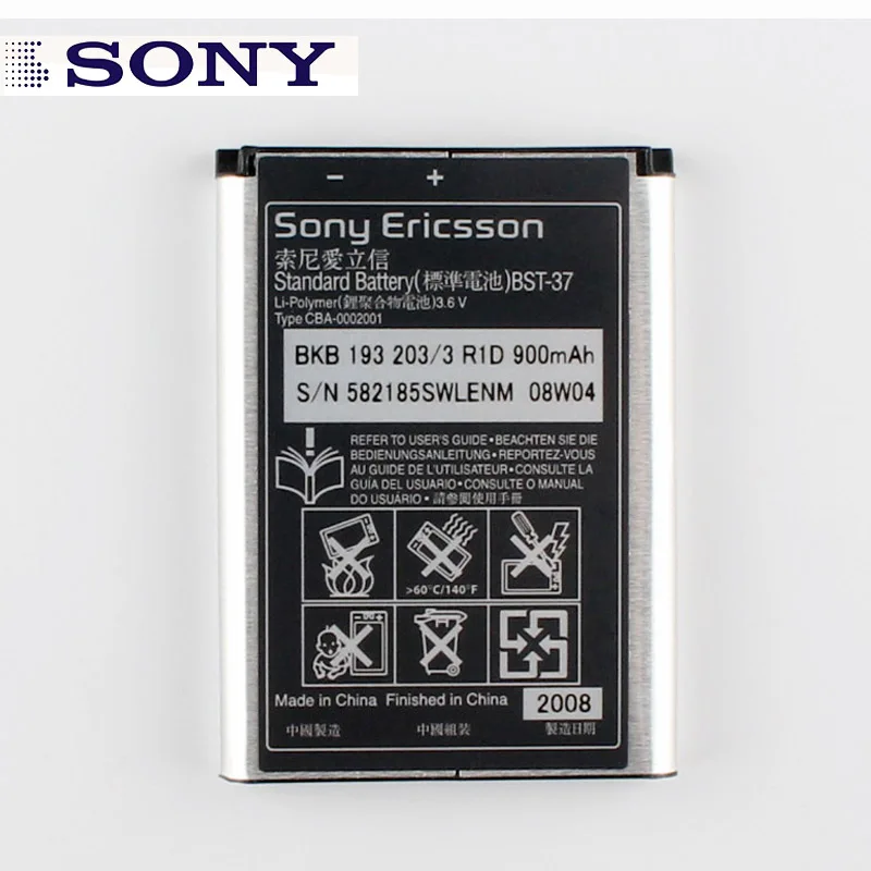 Оригинальный аккумулятор Sony большой емкости для телефона Ericsson K758i Z300i W710i J220c K200c