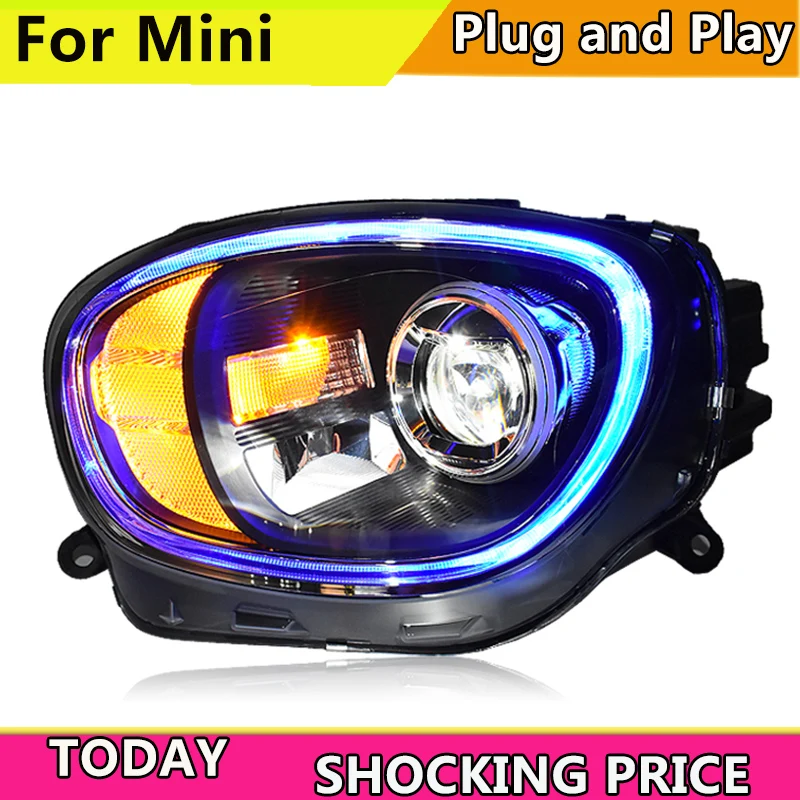 

Car Styling LED head Lamp for BMW MINI headlights 2017- now for MINI all led head Light DRL+Turn Signal+Brake+Reverse LED lights