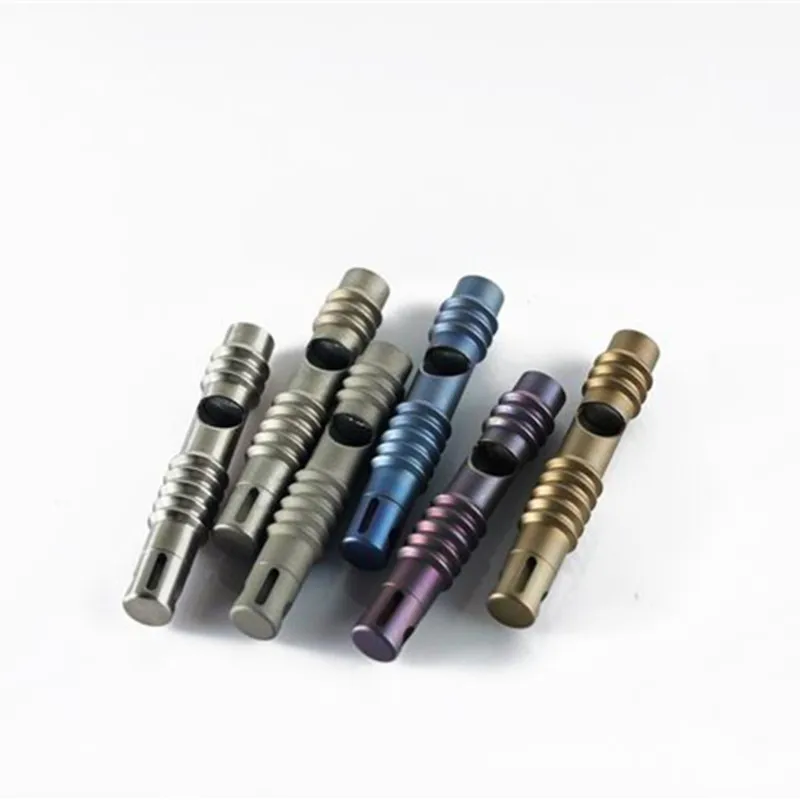 Whistle EDC Titanium Alloy TC4 Outdoor Camping Emergency Survival High Frequency Safety Survival Popping Animal Training Whistle EDC Titanium Alloy TC4 Outdoor Camping Emergency Survival High Frequency Safety Survival Popping Animal Training