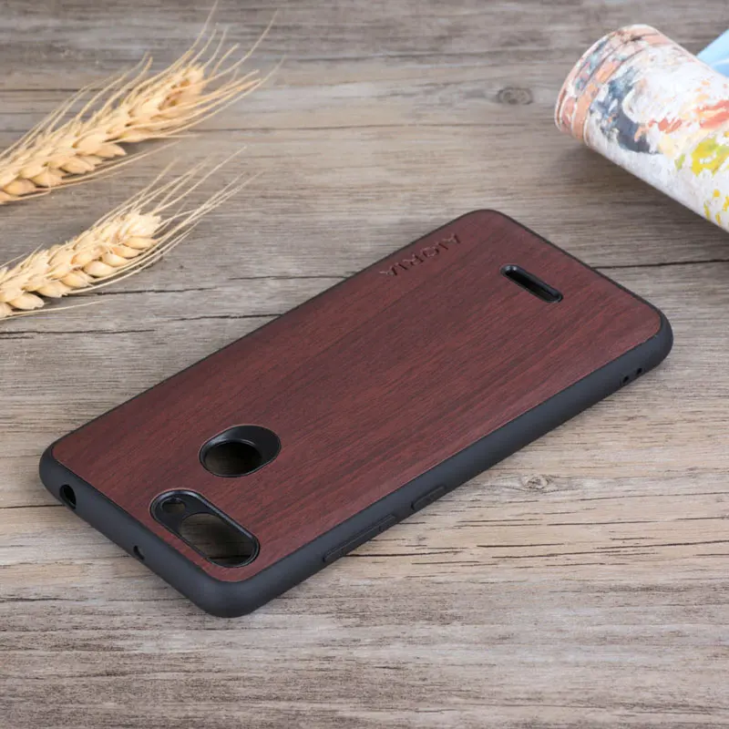 Чехол с деревянным дизайном для Xiaomi Redmi 6 мягкие силиконовые чехлы из ТПУ и