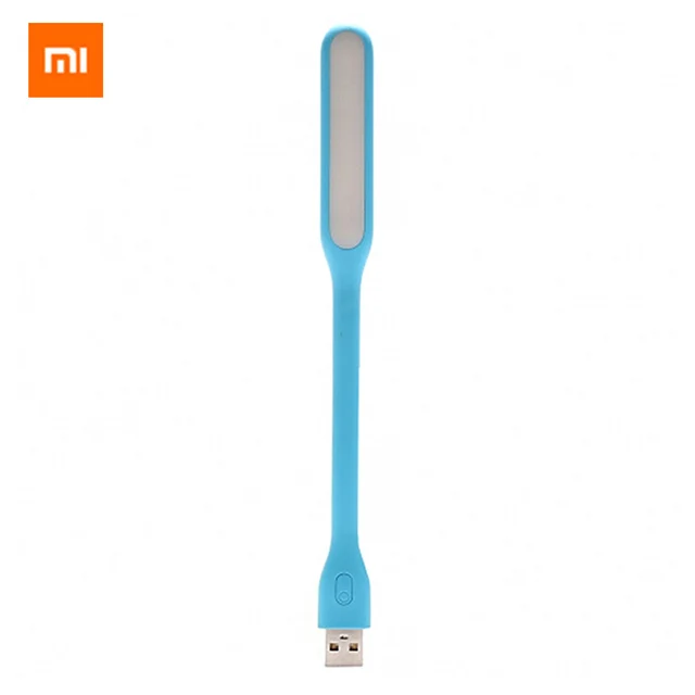 Xiaomi mi светодиодный USB светильник, улучшенная версия+ mi USB вентилятор, портативный адаптер для ноутбука, ноутбука, компьютера - Цвет: blue LED