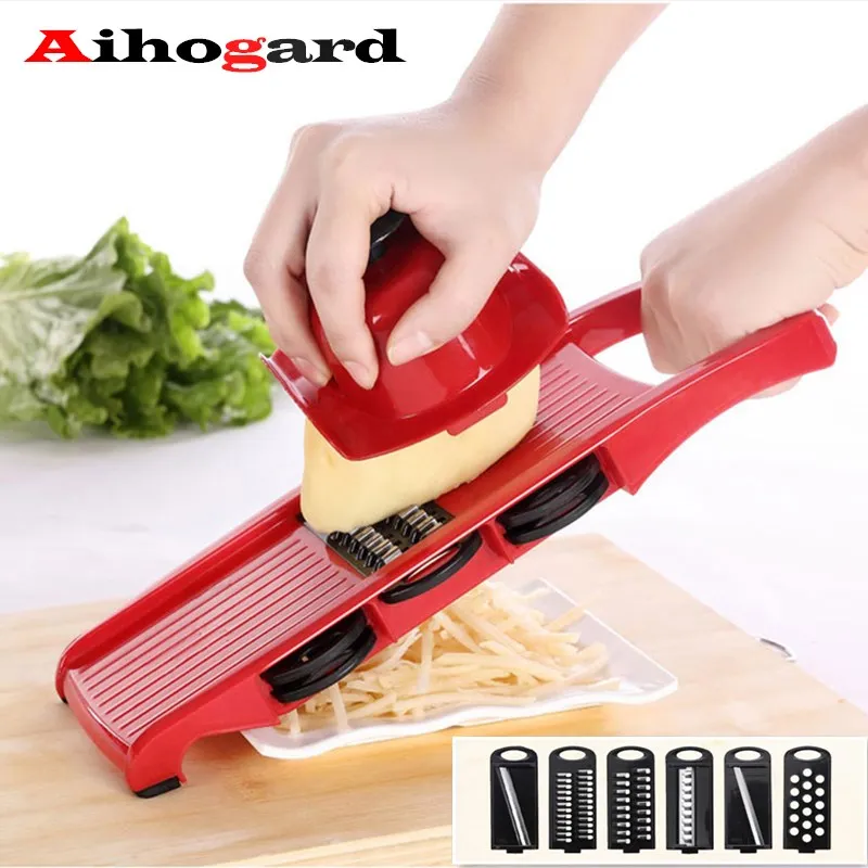 

Aihogard Multifunctional Slicer Vegetable Cutter Manual Potato Peeler Carrot Cheese Grater Onion Dicer Kitchen Tools Accessories