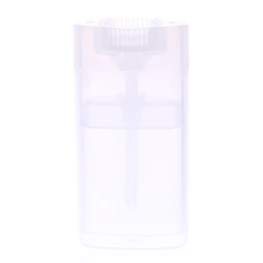 1 шт пустой овал бальзам для губ трубку Пластик бутылок Портативный дезодорант контейнеры DIY белый помада многоразового бутылки - Цвет: Прозрачный
