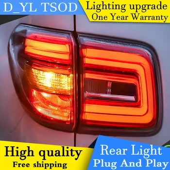 

D_YL Car Styling for Nissan Patrol Taillights 2012-2017 Patrol LED Tail Lamp Rear Lamp DRL+Brake+Park+Signal led light