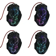 Высокое качество, 1 шт., 5500 dpi, игровая мышь, 7 светодиодный, с кнопками, проводная, USB, оптическая, игровая мышь для Pro Gamer