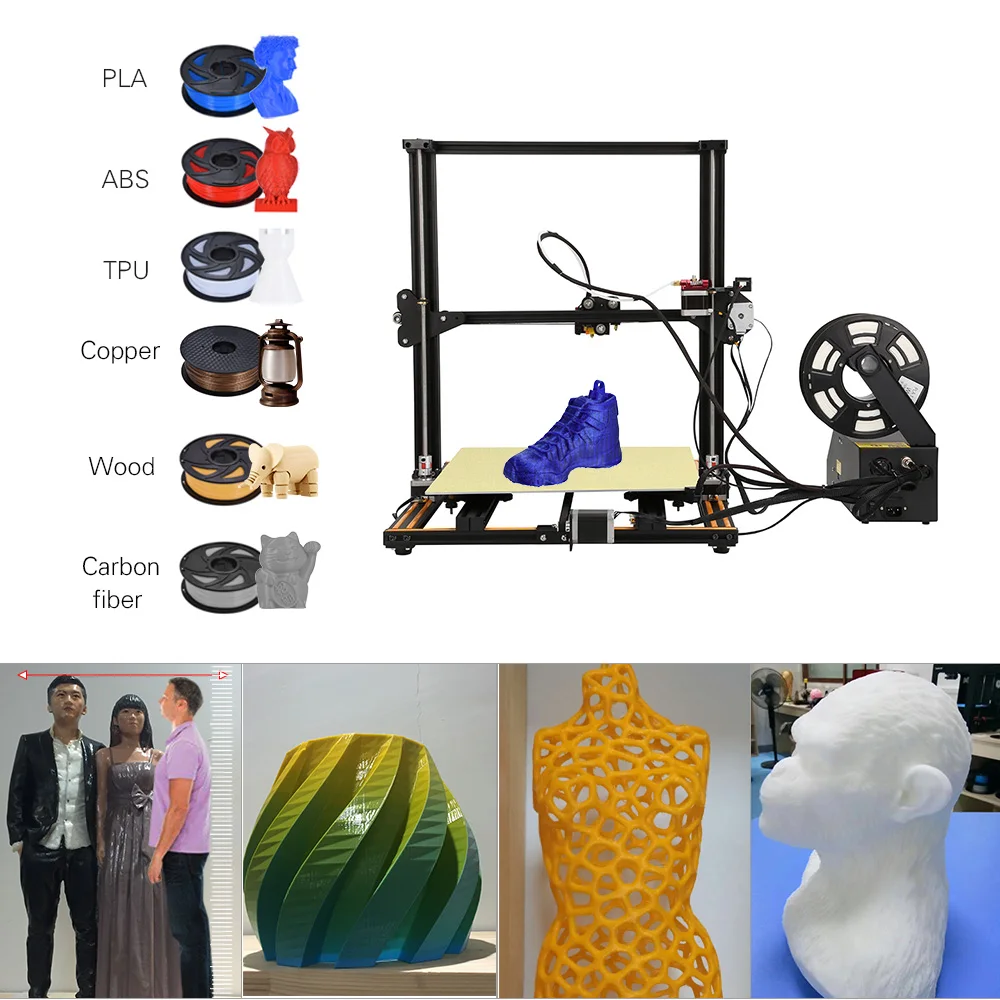 3d принтер Aibecy i3 устройство для самостоятельной сборки легко собирать нить