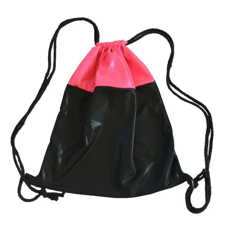 1 шт., танцевальные балетные гимнастические сумки, танцевальный костюм, аксессуары, сумка для дискотеки, комплект с карманом для девочек, новинка, сумка на плечо на шнурке 7 - Цвет: Розовый