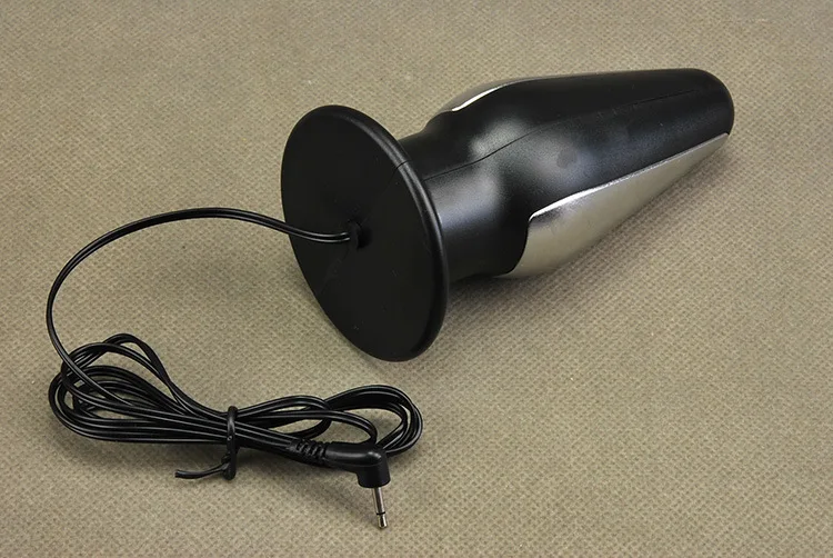  Super Large Size Extreme Electro Shock Bult Plug Electro Sex Therapy Anal Plug Electric Shock Elect