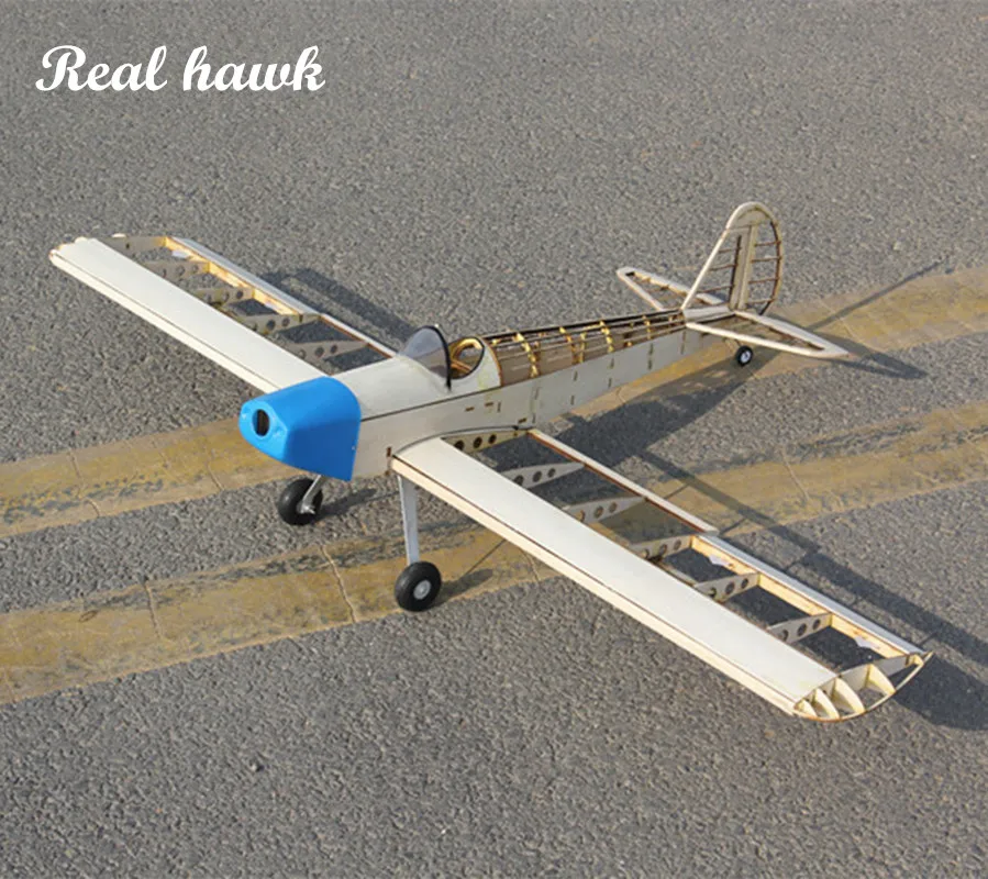 RC Plane Laser Cut Balsa Wood Airplanes Kit 2.5cc(nitro) Wingspan 1000mm New Spacewalk Frame without Cover Model Building Kit