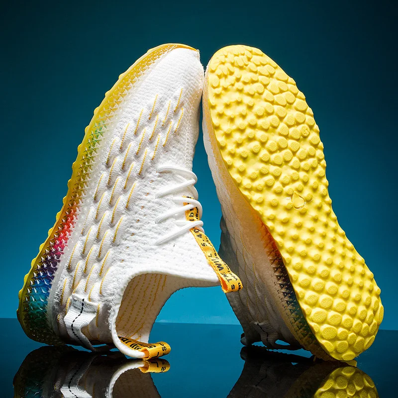 Colorful Jelly Bottom Coconut Shoe Male Fabric Sneakers Casual Shoes Men Tenis Masculino Adulto Zapatos De Hombre Scarpe Sneaker