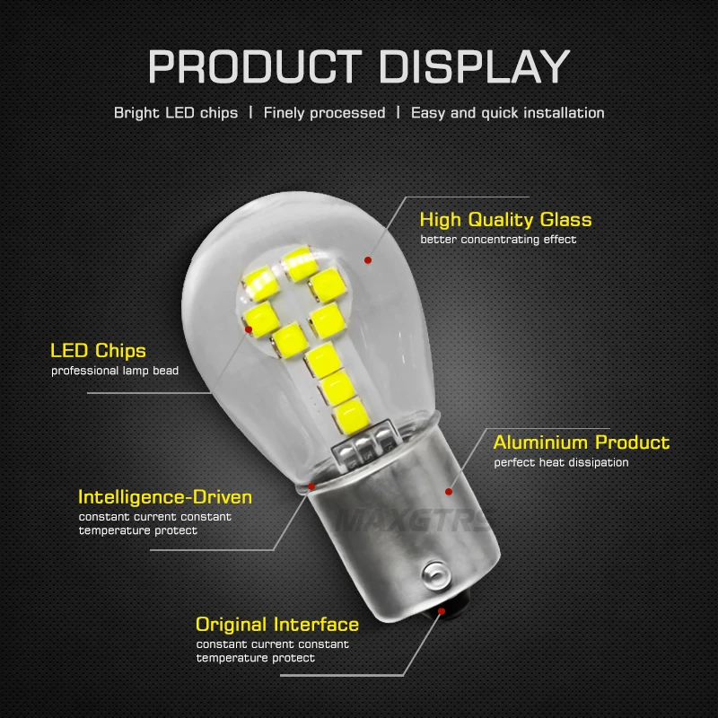 2x1156 BA15S BAU15S P21W Светодиодная лампа 1157 BAY15D P21/5 W светодиодная Автомобильная Поворотная сигнальная лампа фонарь заднего хода Авто 3000K желтый 6000K белый
