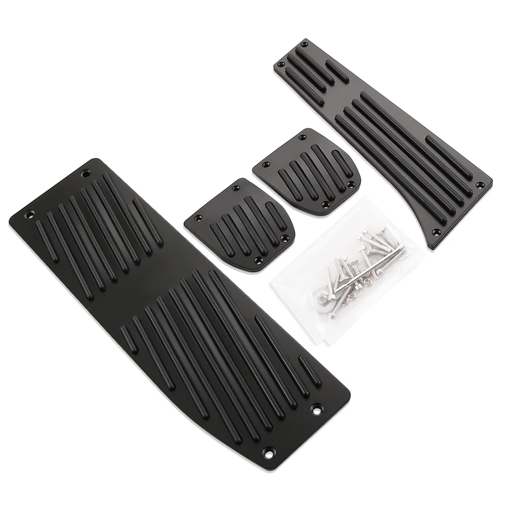 Aluminum Foot Rest Pedals Set Fit For BMW E30 E36 E46 E87 E90 E91 E92 E93 M3 M Tech AT MT Car Pedals Racing Pedals