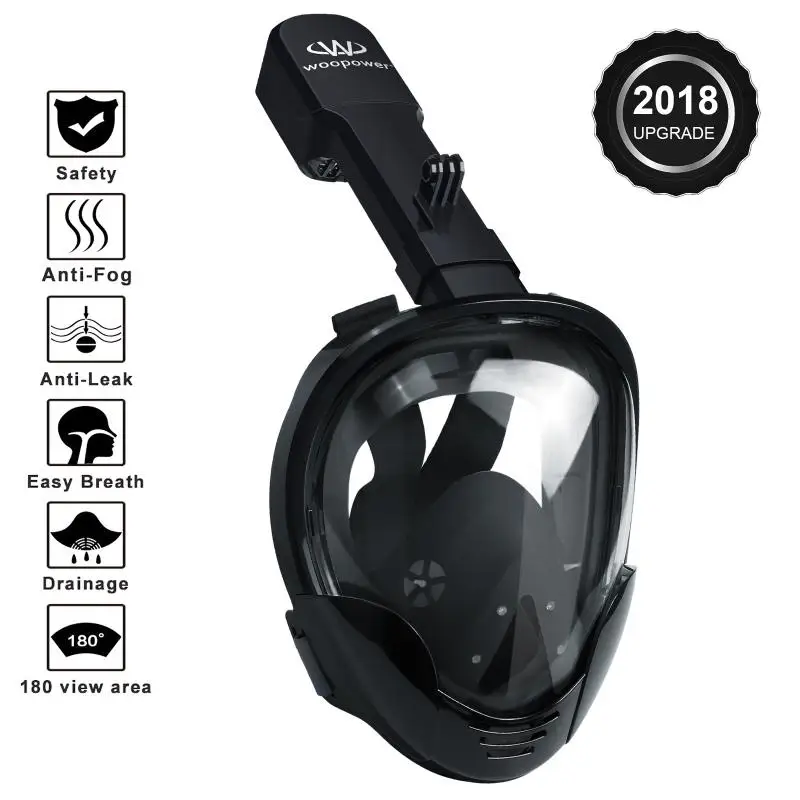 

New Professional Underwater Scuba Diving Mask Full Snorkeling Mask M8018 for Gopro Motion Camera For Xiaomi Yi for SJ4000 #1013