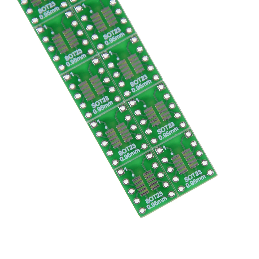 10 шт. SOT23 SOP10 MSOP10 Umax SOP23 в DIP10 Pinboard SMD для DIP Адаптерная пластина 0 5 мм/0 95 мм до 2 54 Pin PCB
