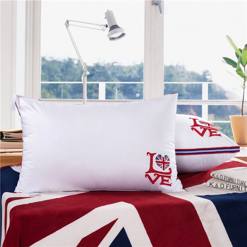 

48*74*20cm Antibacterial anti mite feather velvet stereo pillow / cotton pillow / cushion / can wash the pillow