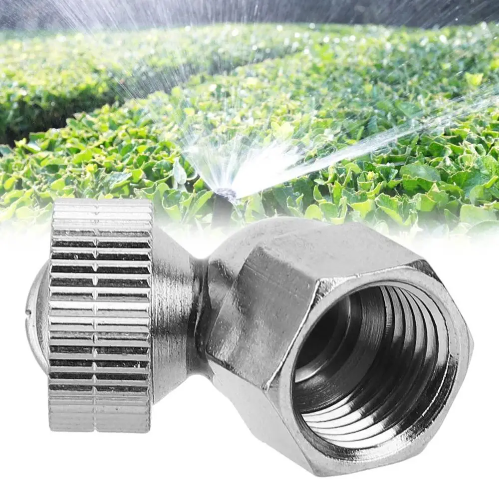 Plastic Gardening Tools 45 Degree Stainless Steel High Pressure Spray Head Female Thread G3/8" Helium Cylinder