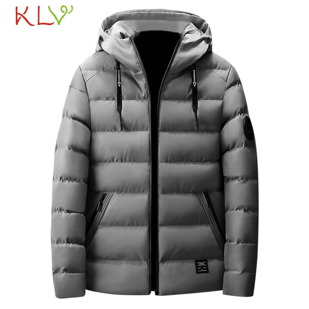 Мужская зимняя куртка с капюшоном хлопковое пальто плотное 4XL 2018 новый бренд